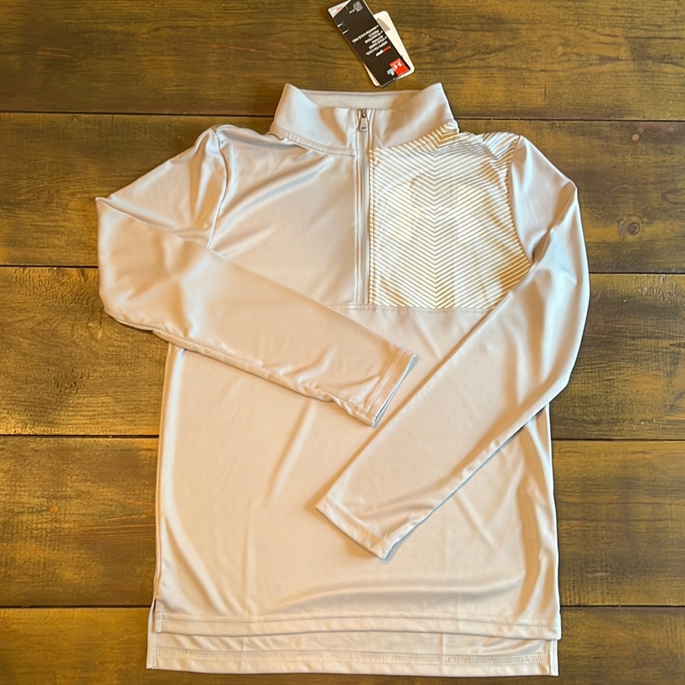BRAND NEW!! Boys 3/4 Zip (UA heat gear)